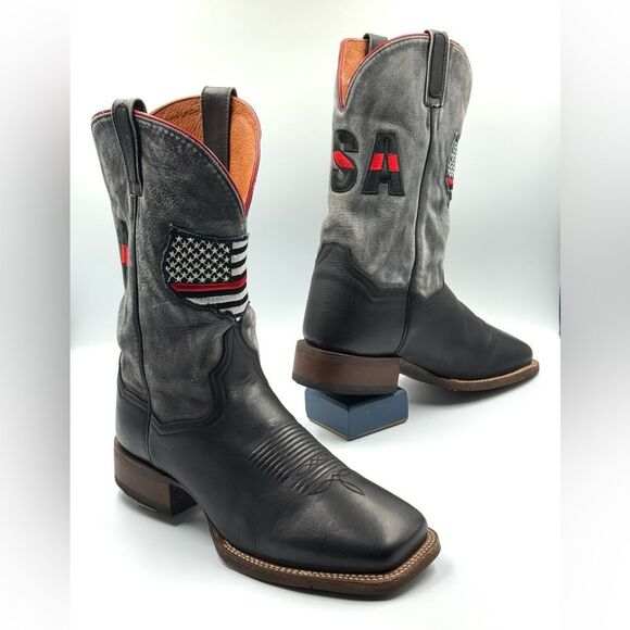 Dan Post Thin Blue Line USA Boot - Picture 6 of 12